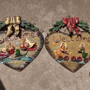 Christmas metal decor